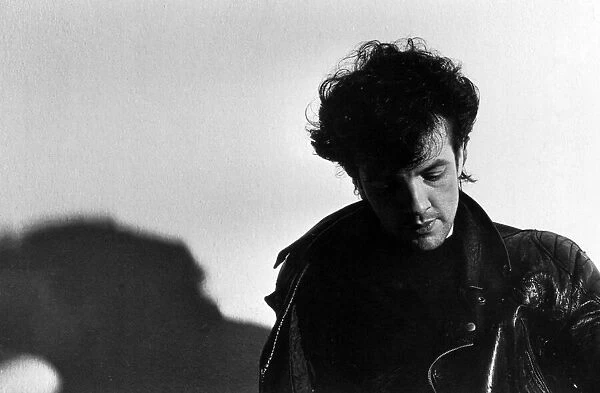 Pete Wylie, singer songwriter and guitarist, Circa October 1987