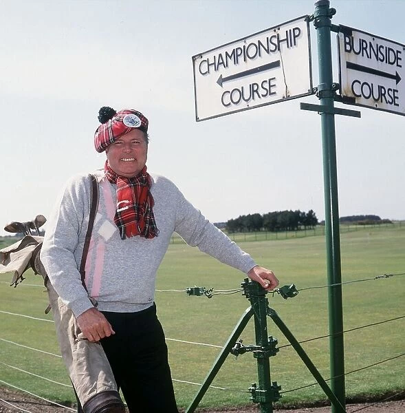 Peter Alliss golf commentator December 1987