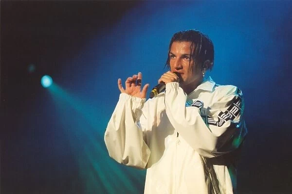 Peter Andre during his concert at the Newcastle City Hall. March 1997