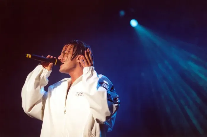 Framed Print : Peter Andre during his concert at the Newcastle City Hall. March 1997 Framed Print : Peter Andre during his concert at the Newcastle City Hall. March 1997