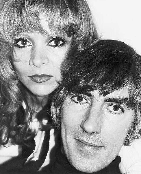 Peter Cook actor play write comedian and entertaner with wife Judy Huxtable