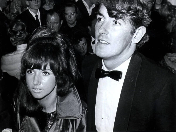 Peter Cook with his wife, Wendy Cook - May 1966