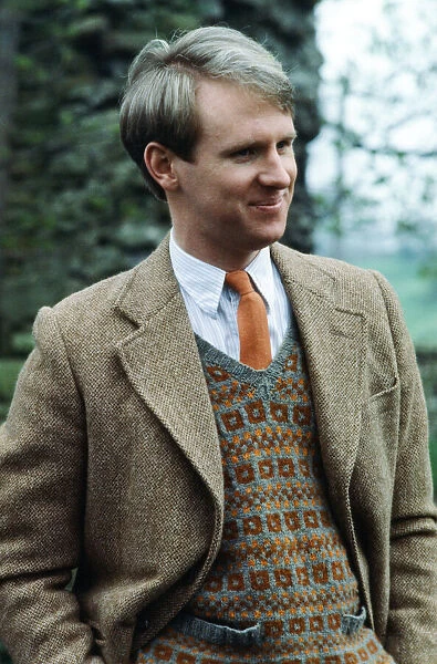 Peter Davison on the set of 'All Creatures Great and Small. '25th May 1978