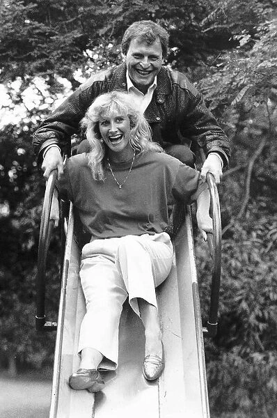 Peter Dean actor with his wife - April 1989 Dbase