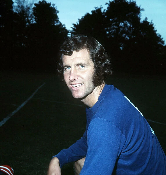 Peter Osgood, Chelsea footballer at a photocall, July 1972