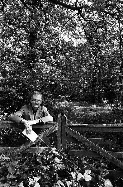 Peter Seekings Foster pictured at some Woodland. 16th May 1988