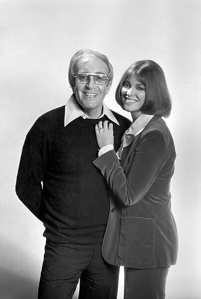 Peter Sellers and Lynn Frederick. December 1976 S76-7359-001