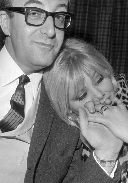 PETER SELLERS AND WIFE, BRITT EKLAND - 12TH FEBRUARY 1964