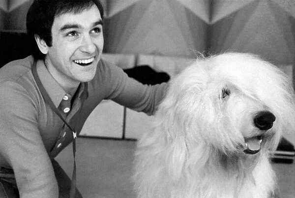 Peter Shelley and Dog. March 1975 75-01635-001