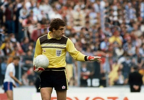 Peter Shilton in action for England May 1982