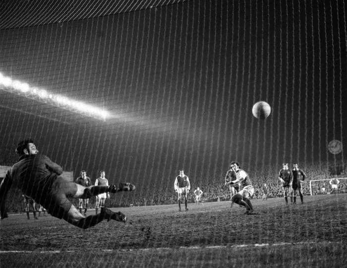 Framed Print : Peter Storey scores from the penalty spot to give them win in their 4th round FA Cup Framed Print : Peter Storey scores from the penalty spot to give them win in their 4th round FA Cup