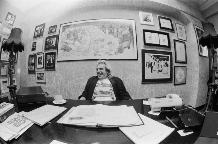 Framed Print : Peter Stringfellow, owner of Cinderellas in Leeds in the 1970s