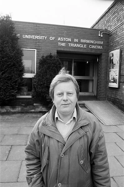 Peter Walsh organiser of the Triangle Cinema at Aston University Gosta Green