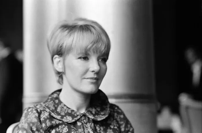 Framed Print : Petula Clark appears at a press reception at the Savoy. She is in London to open in Framed Print : Petula Clark appears at a press reception at the Savoy. She is in London to open in