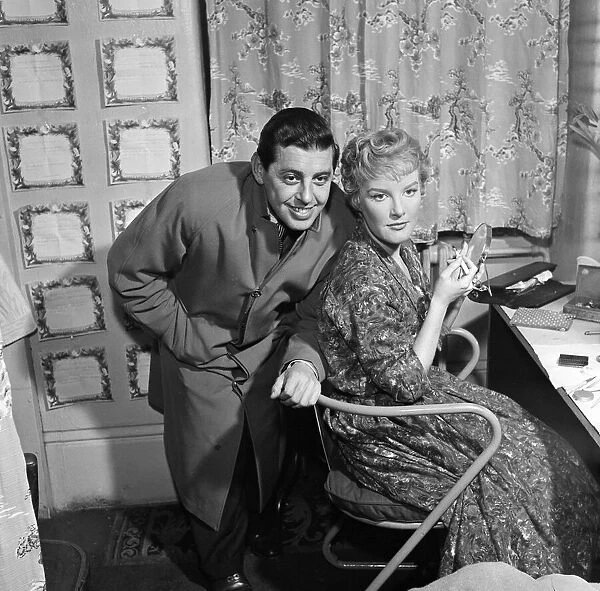 Petula Clark and Joe Henderson. 2nd February 1958