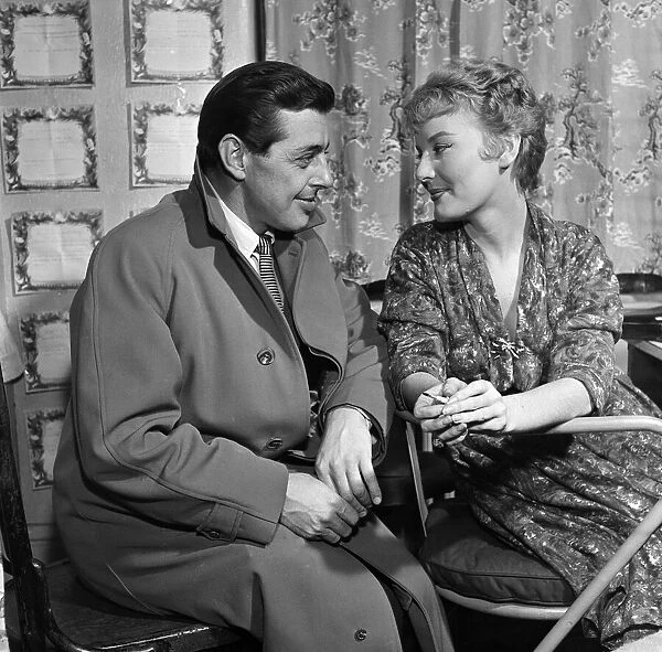 Petula Clark and Joe Henderson. 2nd February 1958