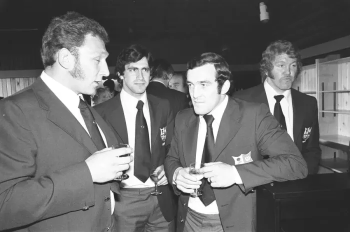 Framed Print : Phil Bennett at the International Sports Writers Club in Great Russell Street