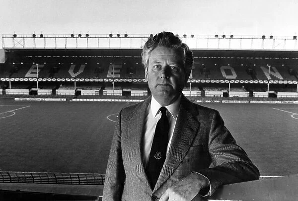 Phil Carter, Everton Chairman, pictured at Everton Football ground. 14th May 1985