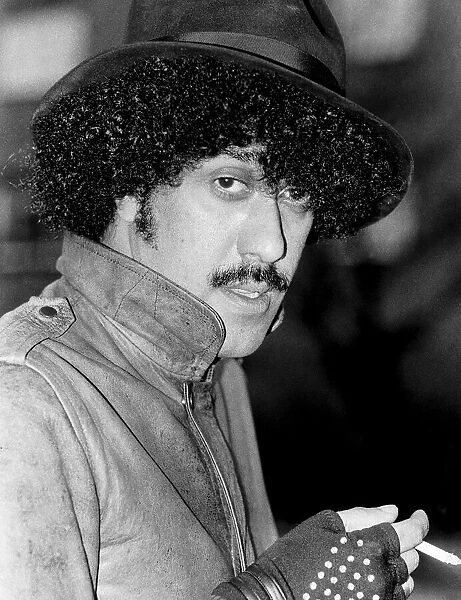 Phil Lynott lead singer of pop group Thin Lizzy