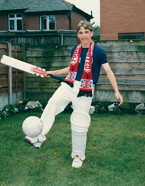 Philip Neville, aged 15 in this picture. Born Philip John Neville in 1977