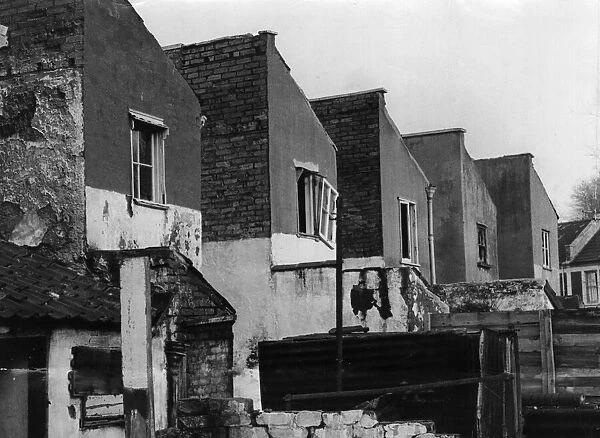 Philip Street slums, Bristol 1968