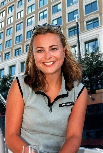 Philippa Forrester TV Presenter August 1999 at the London On Water Festival