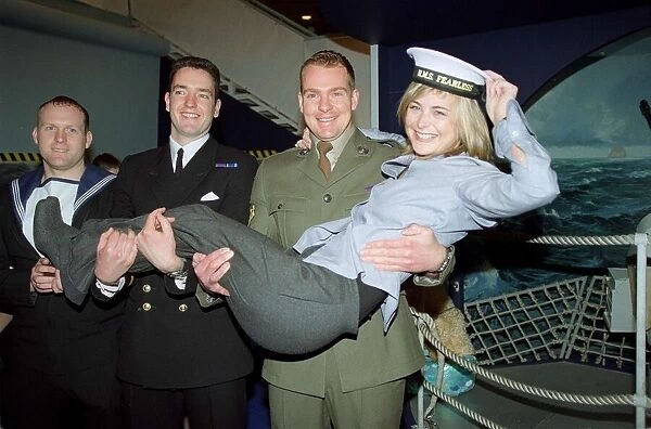 Philippa Forrester TV Presenter January 1999 At the Boat Show at London