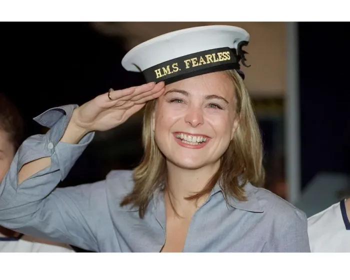Framed Print : Philippa Forrester TV Presenter January 1999 At the Boat Show at London
