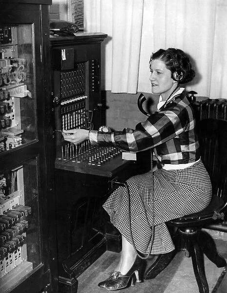 They phone Miss Fone. Miss V Fone, quite rightly, is a switchboard operator at Commercial