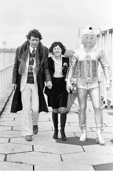 Photocall to introduce new Doctor, actor Tom Baker - the 4th Doctor - pictured with