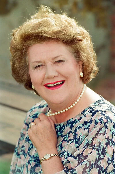 Photocall for new BBC production Keeping up Appearances. Patricia Routledge