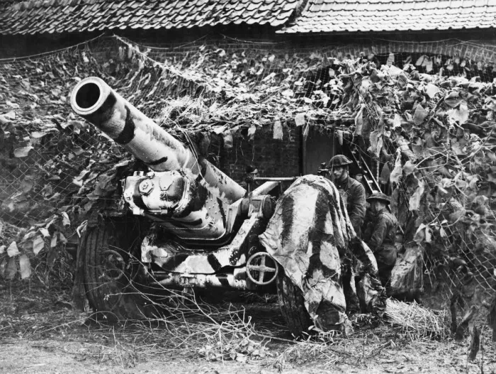 Framed Print : This photograph gives an excellent impression of effective camouflage against aerial Framed Print : This photograph gives an excellent impression of effective camouflage against aerial