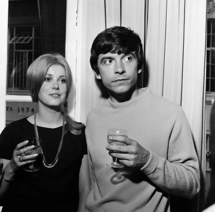 Framed Print : Photographer David Bailey, 27 years old, marries French actress Catherine Deneuve