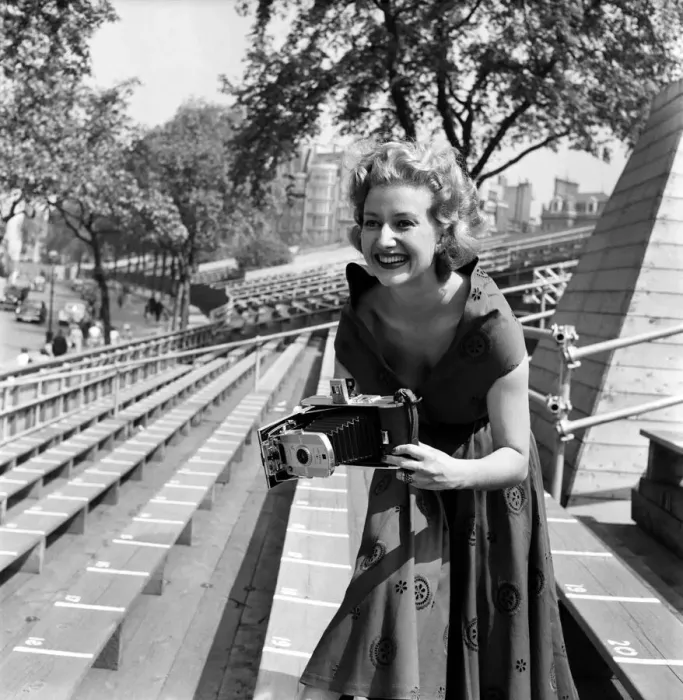 Framed Print : Photography 1953. Miss Zena Marshall the actress just back from far lands brought wit