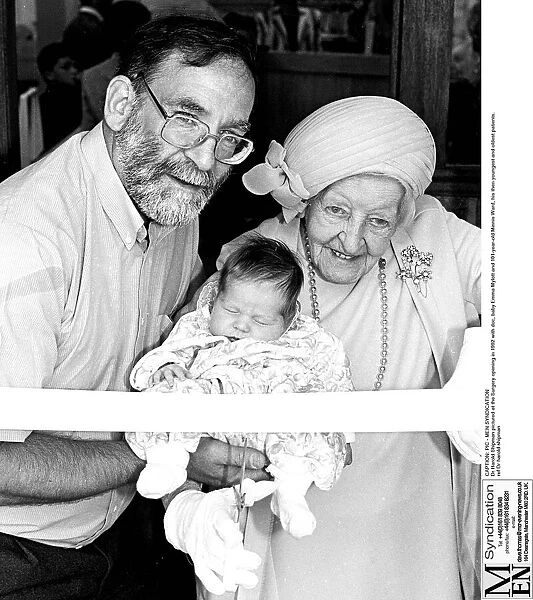 PIC - MEN SYNDICATION Dr Harold Shipman pictured at the Surgery opening in 1992