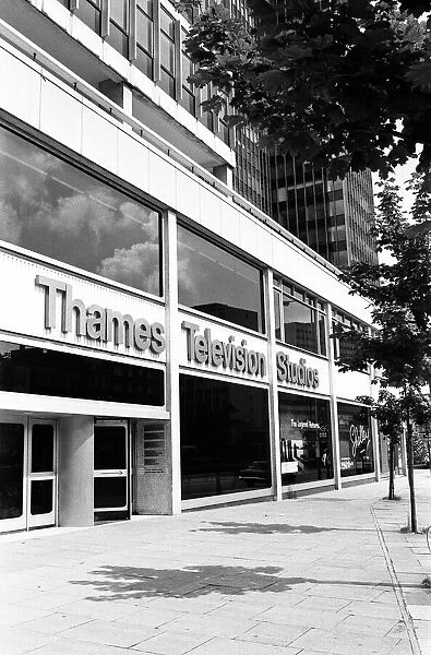 Picket outside the ITN Building, Wells Street, London. 11th August 1979