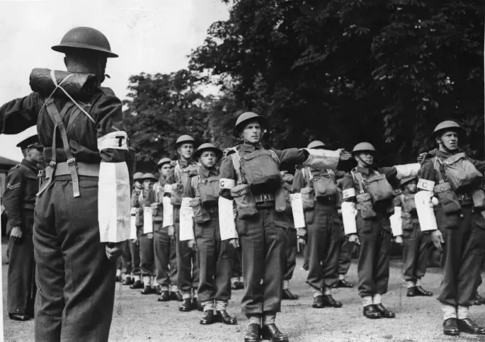 Framed Print : This picture depicts the duties of a vast, newly formed army unit called Framed Print : This picture depicts the duties of a vast, newly formed army unit called