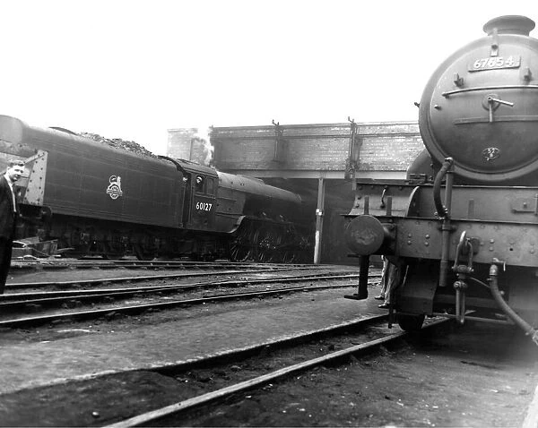 A picture of Heaton Railway Depot on 13th June 1953