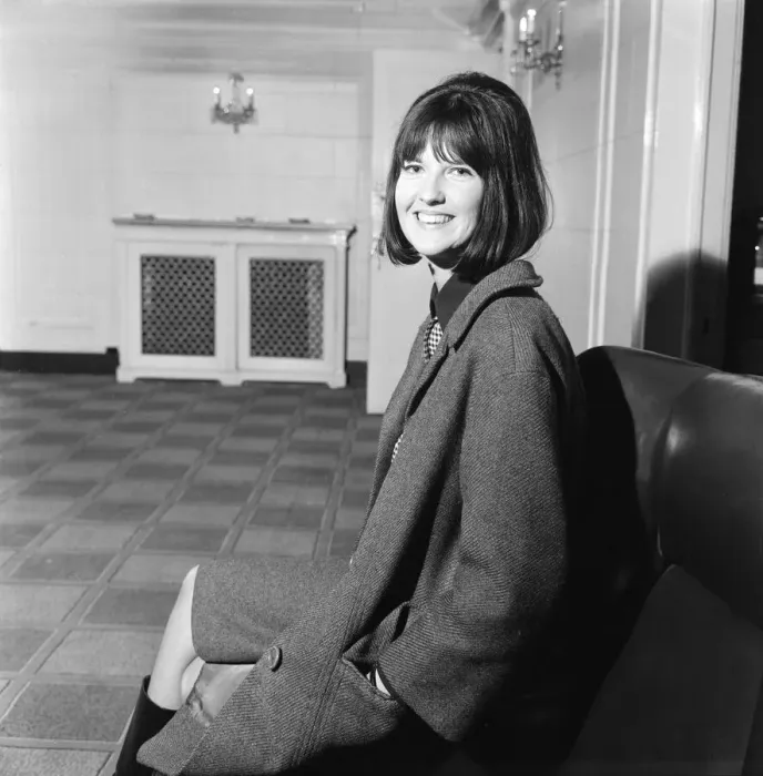 Framed Print : Picture shows 20 year old Cathy McGowan, who is an advisor to the TV show Ready Steady Framed Print : Picture shows 20 year old Cathy McGowan, who is an advisor to the TV show Ready Steady