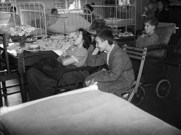 Picture shows a childrens party at King George Hospital, Ilford, East London