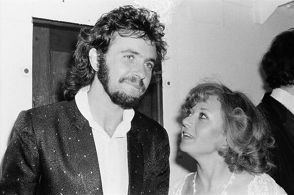 Picture shows David Essex (left) and Elaine Paige (right)