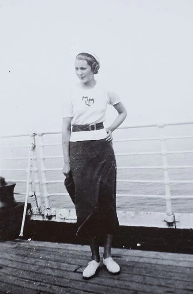 Picture shows Donald Trumps mother, Mary Anne MacLeod, in 1934