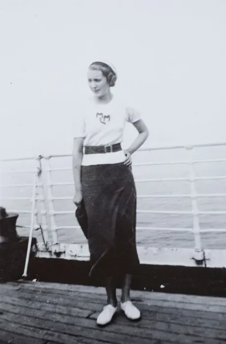 Framed Print : Picture shows Donald Trumps mother, Mary Anne MacLeod, in 1934 Framed Print : Picture shows Donald Trumps mother, Mary Anne MacLeod, in 1934