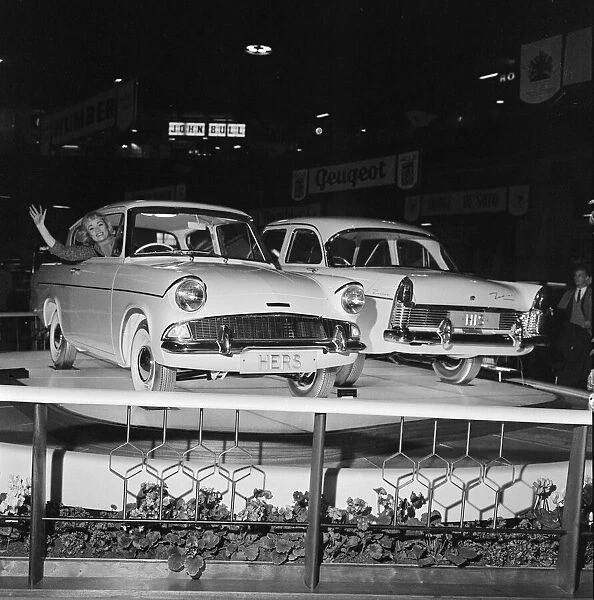 Picture shows The Ford Zodiac MkII car displayed at The Motor Show in Earls Court, London