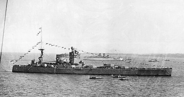 Picture shows The HMS Nelson, in 1935. HMS Nelson (pennant number