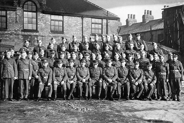 Picture shows The Home Guard. Hull, Yorkshire, during World War Two