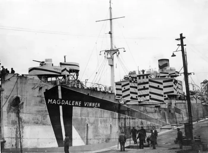 Framed Print : Picture shows The Magdalene Vinnen, ship docked in Wales Framed Print : Picture shows The Magdalene Vinnen, ship docked in Wales