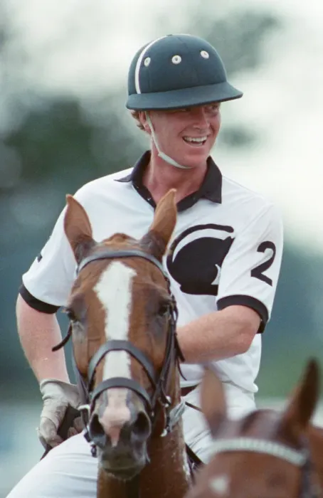 Framed Print : Picture shows Major James Hewitt (wearing white shirt number 2) Framed Print : Picture shows Major James Hewitt (wearing white shirt number 2)