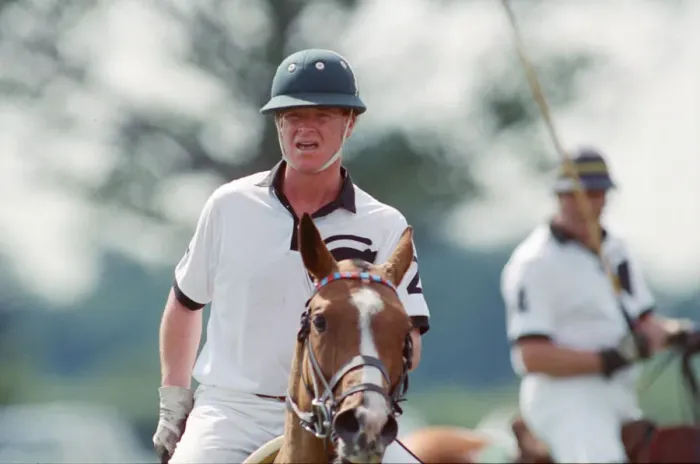 Framed Print : Picture shows Major James Hewitt (wearing white shirt number 2) Framed Print : Picture shows Major James Hewitt (wearing white shirt number 2)
