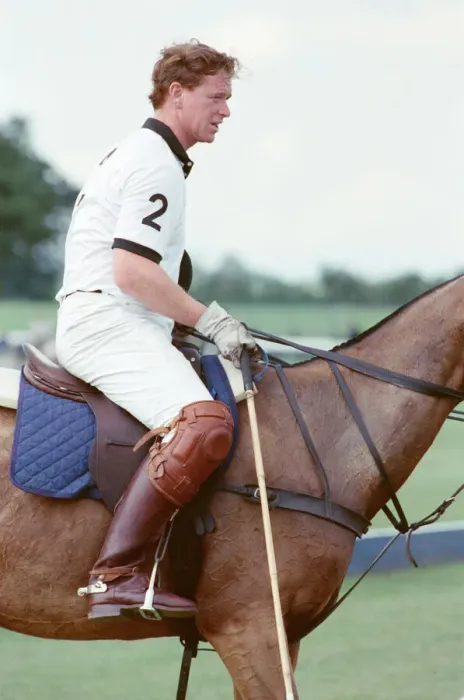 Framed Print : Picture shows Major James Hewitt (wearing white shirt number 2) Framed Print : Picture shows Major James Hewitt (wearing white shirt number 2)